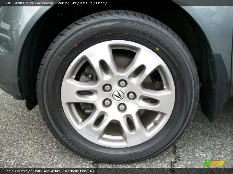 Sterling Gray Metallic / Ebony 2008 Acura MDX Technology