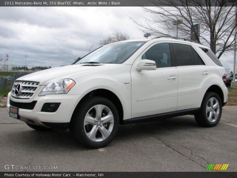 Arctic White / Black 2011 Mercedes-Benz ML 350 BlueTEC 4Matic