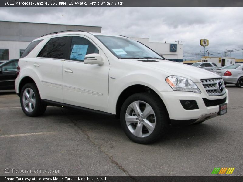 Arctic White / Black 2011 Mercedes-Benz ML 350 BlueTEC 4Matic