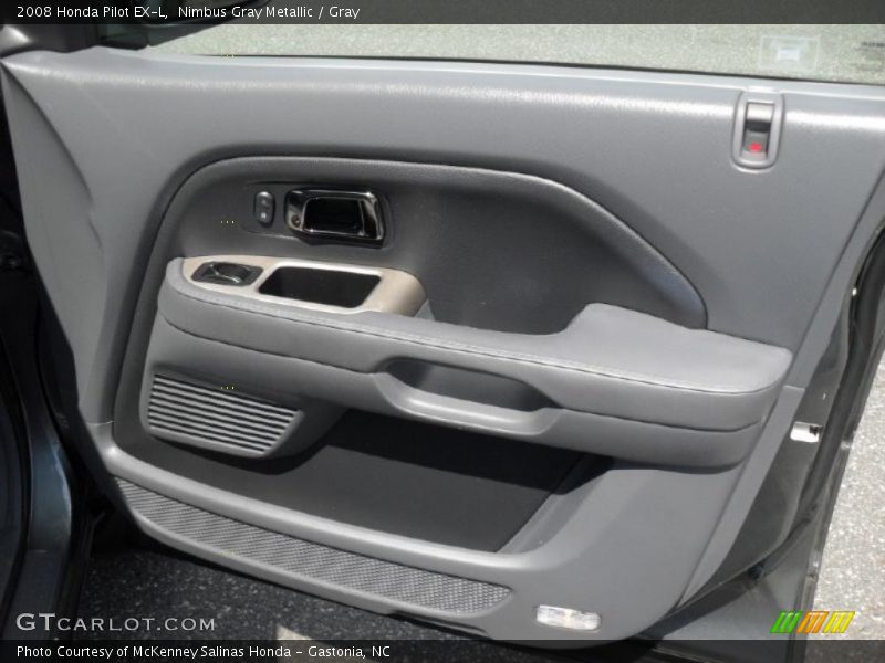 Nimbus Gray Metallic / Gray 2008 Honda Pilot EX-L