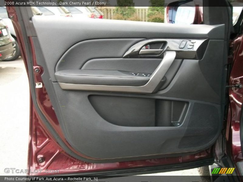 Dark Cherry Pearl / Ebony 2008 Acura MDX Technology