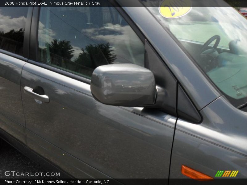 Nimbus Gray Metallic / Gray 2008 Honda Pilot EX-L