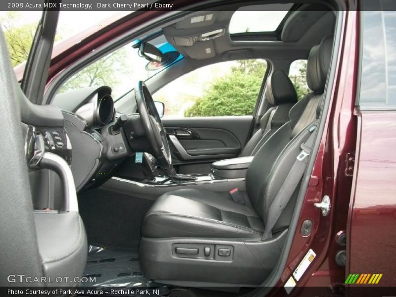 Dark Cherry Pearl / Ebony 2008 Acura MDX Technology