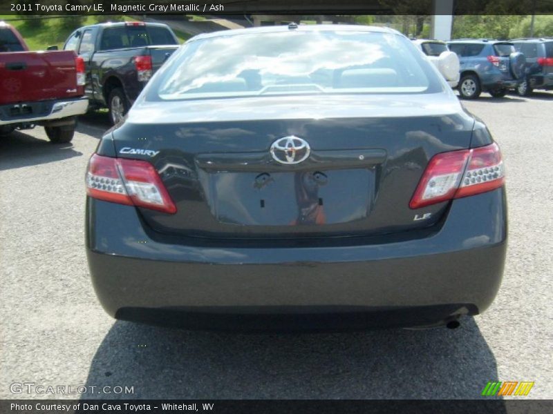 Magnetic Gray Metallic / Ash 2011 Toyota Camry LE