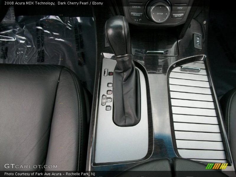 Dark Cherry Pearl / Ebony 2008 Acura MDX Technology
