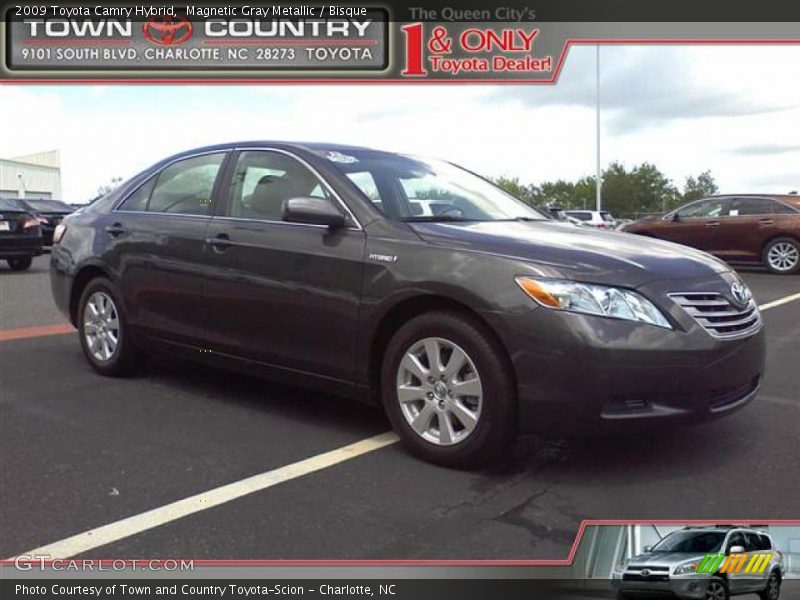 Magnetic Gray Metallic / Bisque 2009 Toyota Camry Hybrid