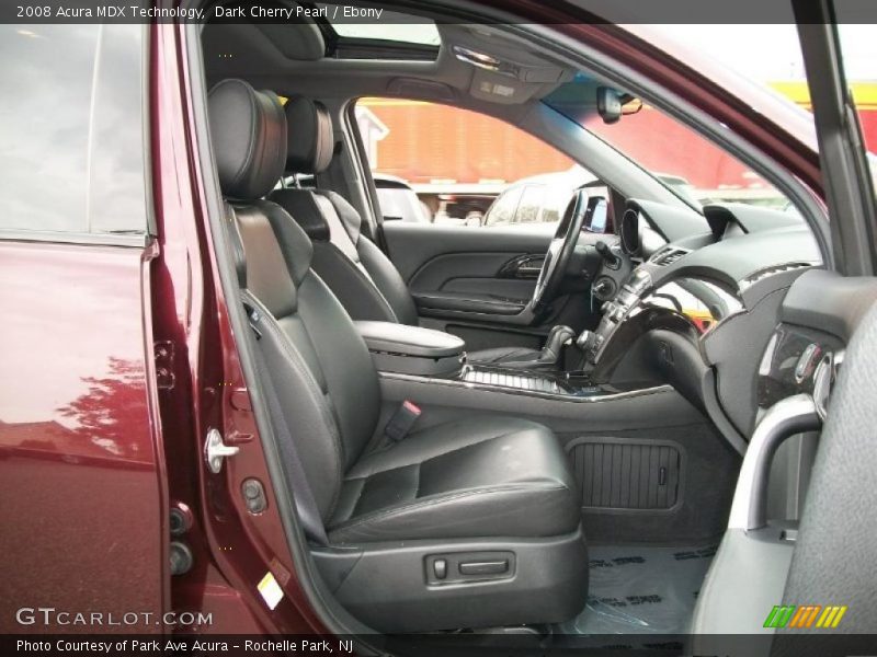 Dark Cherry Pearl / Ebony 2008 Acura MDX Technology