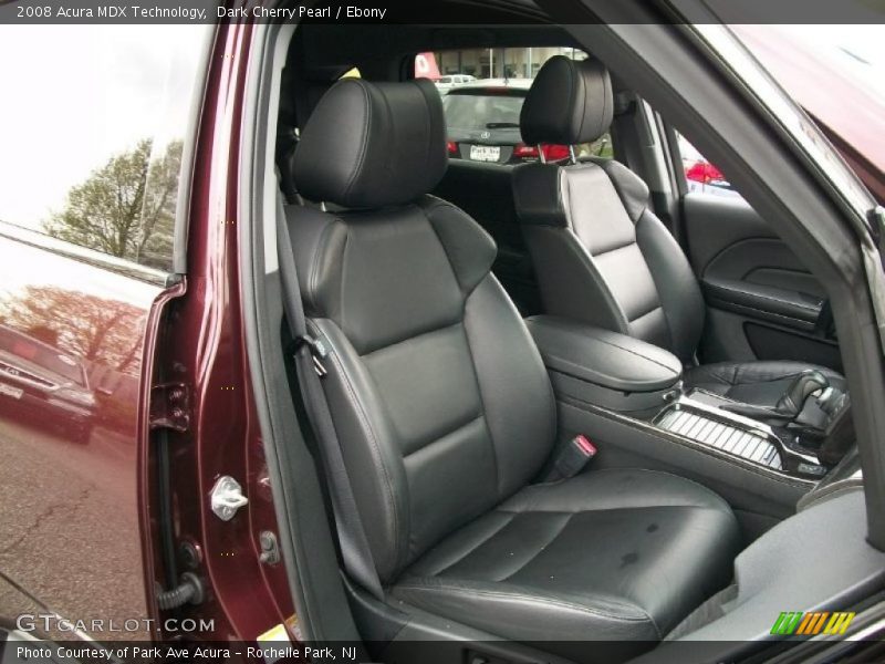 Dark Cherry Pearl / Ebony 2008 Acura MDX Technology