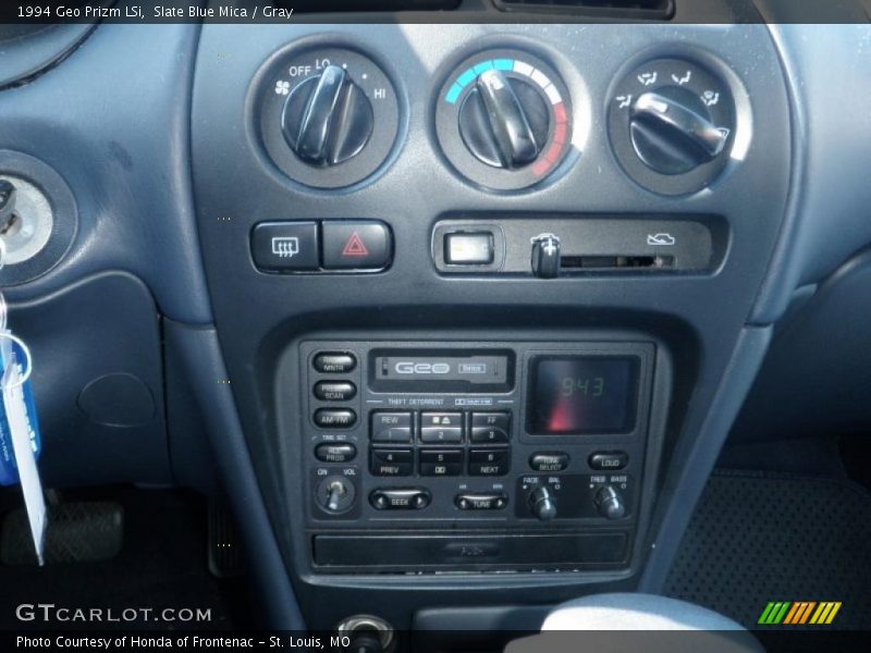 Controls of 1994 Prizm LSi