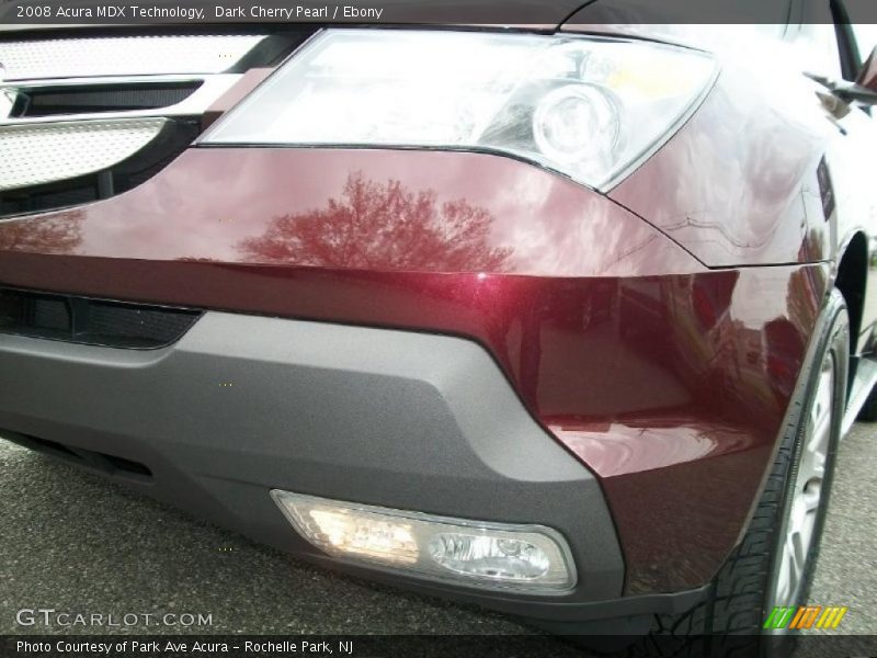 Dark Cherry Pearl / Ebony 2008 Acura MDX Technology