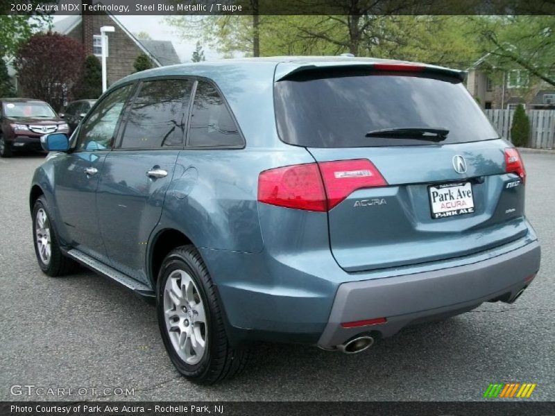 Steel Blue Metallic / Taupe 2008 Acura MDX Technology
