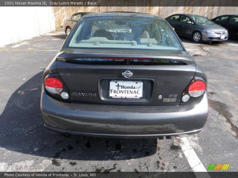 Gray Lustre Metallic / Black 2001 Nissan Maxima SE