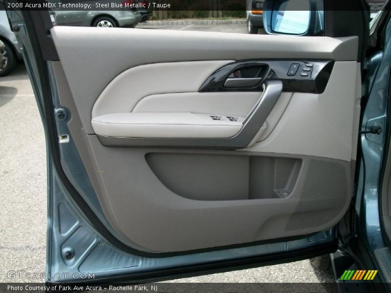 Steel Blue Metallic / Taupe 2008 Acura MDX Technology