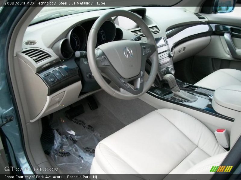 Steel Blue Metallic / Taupe 2008 Acura MDX Technology