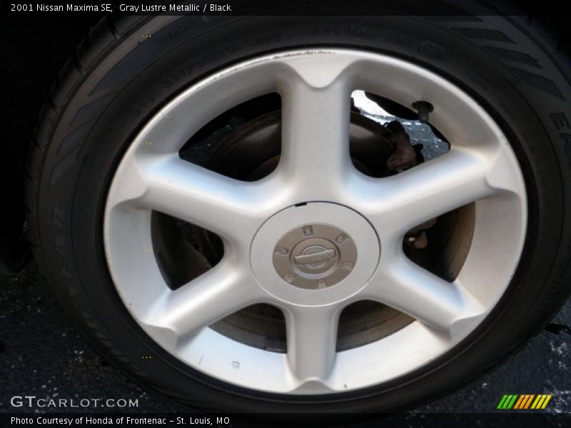 Gray Lustre Metallic / Black 2001 Nissan Maxima SE
