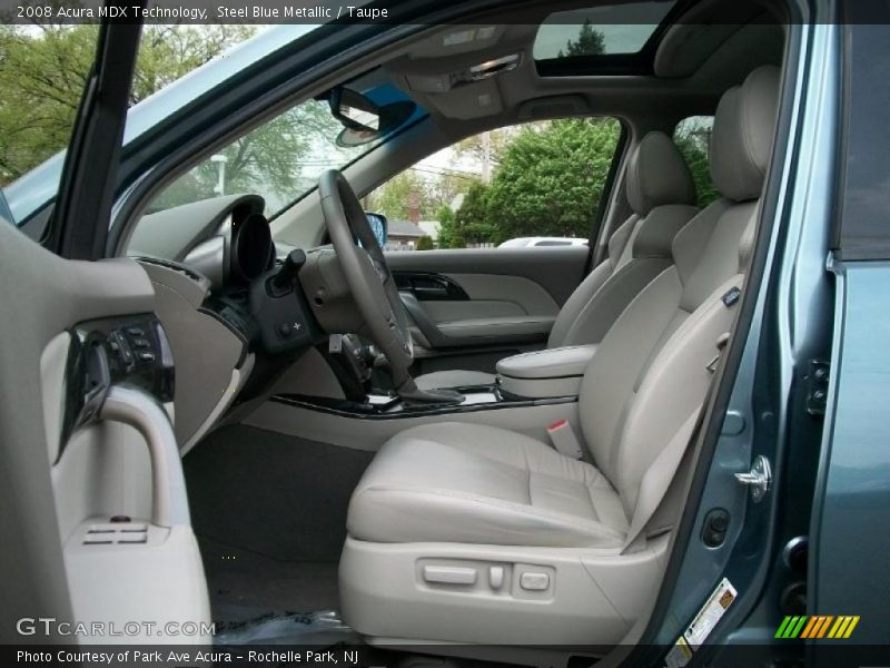 Steel Blue Metallic / Taupe 2008 Acura MDX Technology