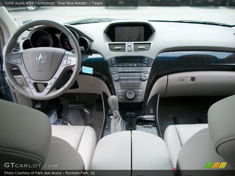 Steel Blue Metallic / Taupe 2008 Acura MDX Technology
