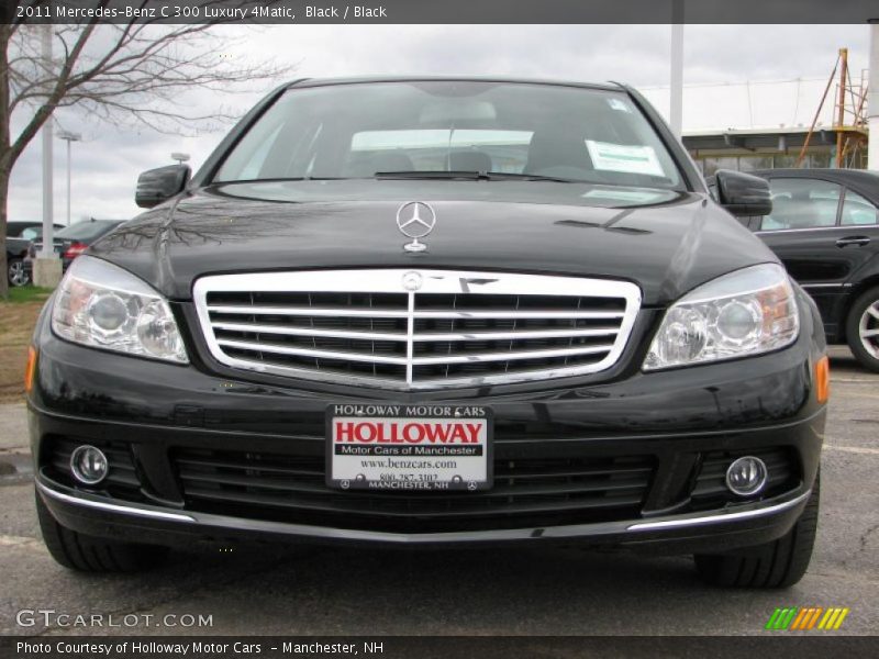 Black / Black 2011 Mercedes-Benz C 300 Luxury 4Matic