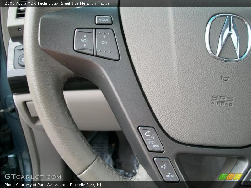 Steel Blue Metallic / Taupe 2008 Acura MDX Technology