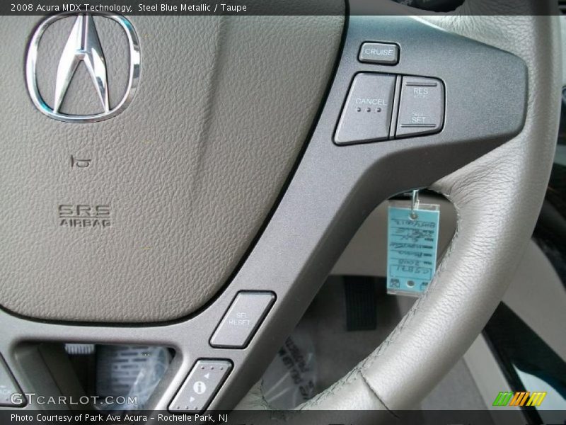 Steel Blue Metallic / Taupe 2008 Acura MDX Technology