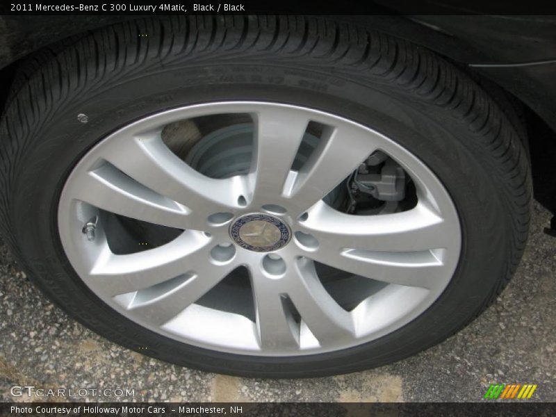Black / Black 2011 Mercedes-Benz C 300 Luxury 4Matic