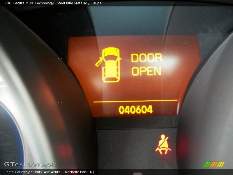 Steel Blue Metallic / Taupe 2008 Acura MDX Technology