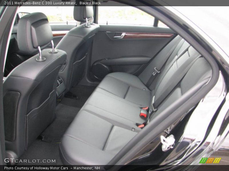 Black / Black 2011 Mercedes-Benz C 300 Luxury 4Matic