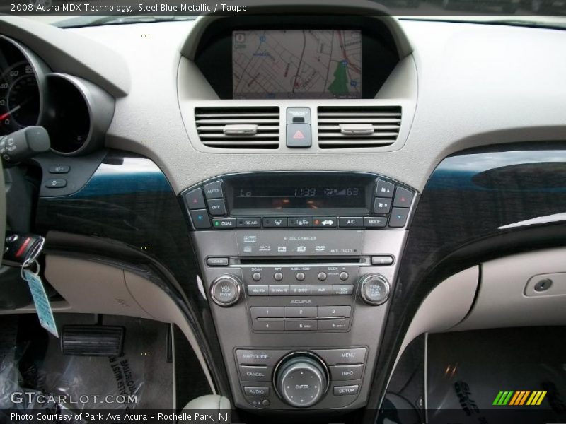 Steel Blue Metallic / Taupe 2008 Acura MDX Technology