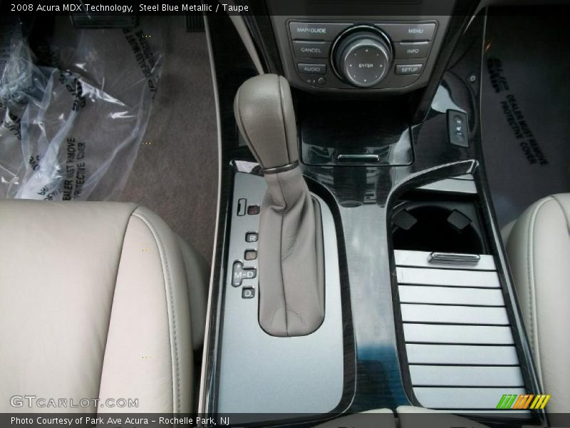 Steel Blue Metallic / Taupe 2008 Acura MDX Technology