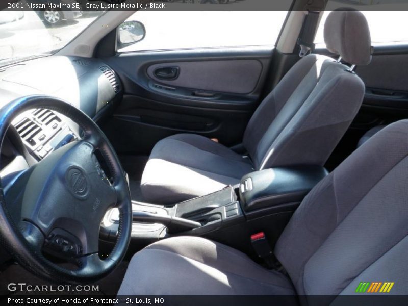 Gray Lustre Metallic / Black 2001 Nissan Maxima SE