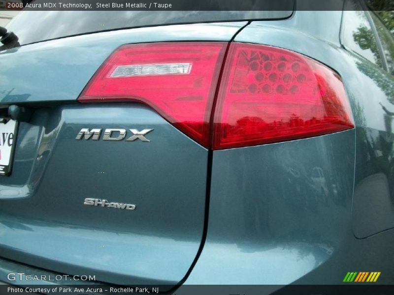Steel Blue Metallic / Taupe 2008 Acura MDX Technology