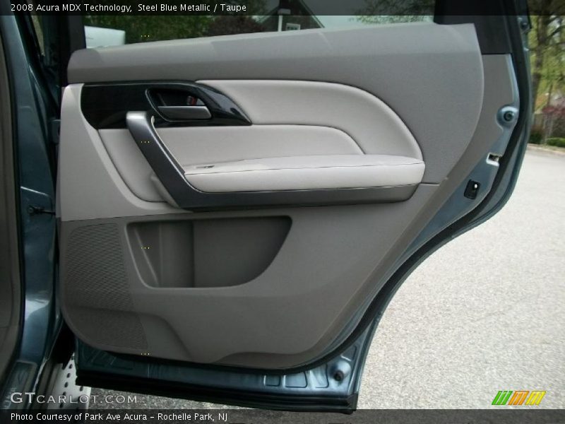 Steel Blue Metallic / Taupe 2008 Acura MDX Technology
