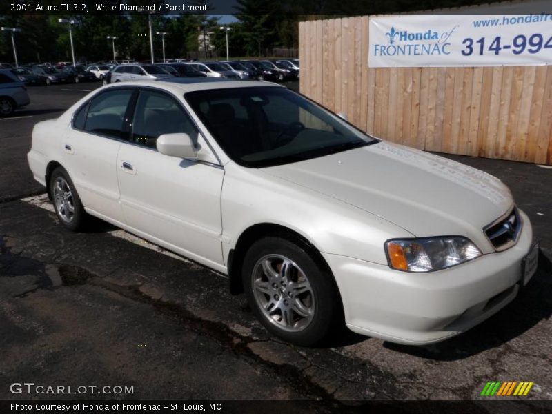 White Diamond / Parchment 2001 Acura TL 3.2