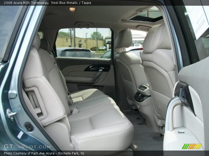 Steel Blue Metallic / Taupe 2008 Acura MDX Technology