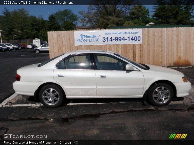 White Diamond / Parchment 2001 Acura TL 3.2