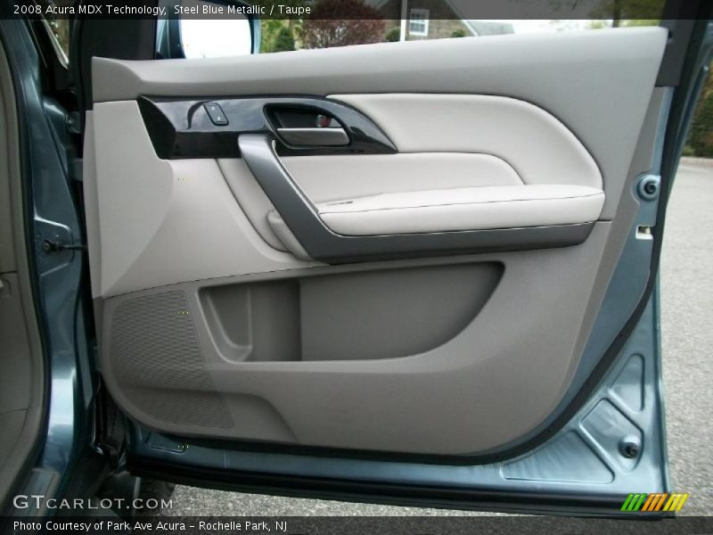 Steel Blue Metallic / Taupe 2008 Acura MDX Technology