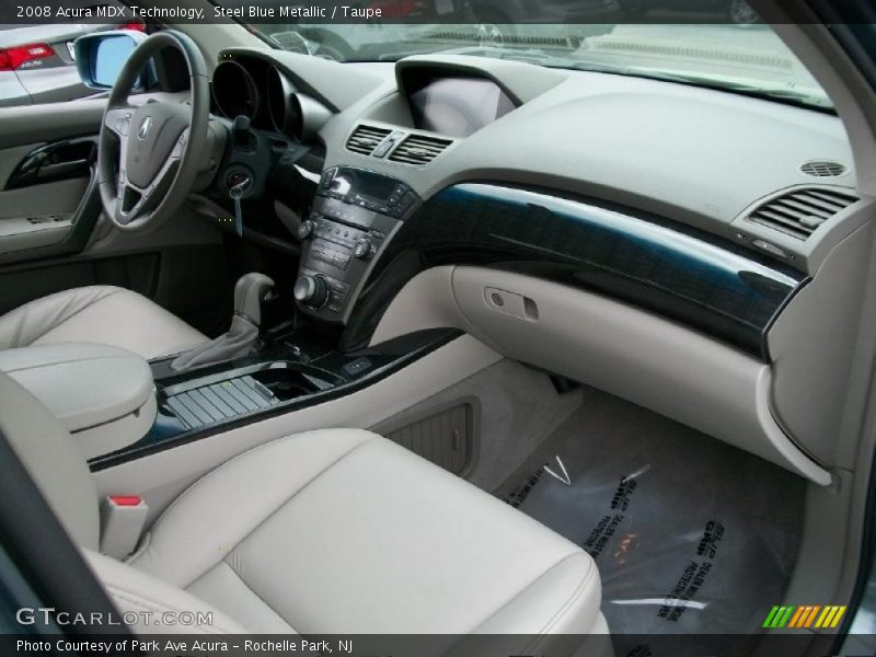 Steel Blue Metallic / Taupe 2008 Acura MDX Technology