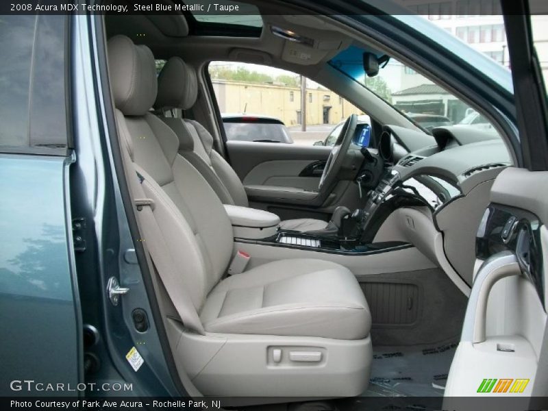 Steel Blue Metallic / Taupe 2008 Acura MDX Technology