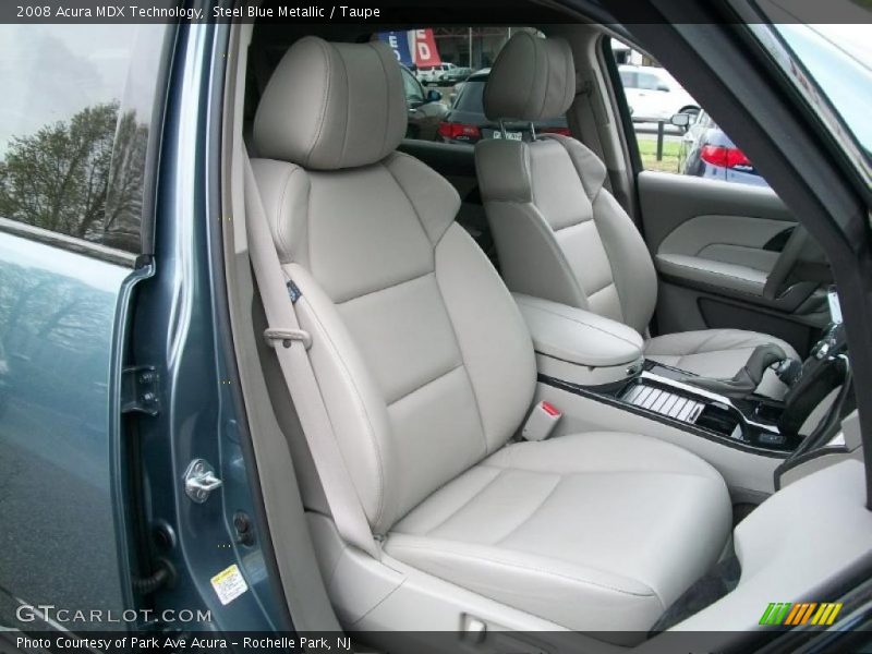 Steel Blue Metallic / Taupe 2008 Acura MDX Technology