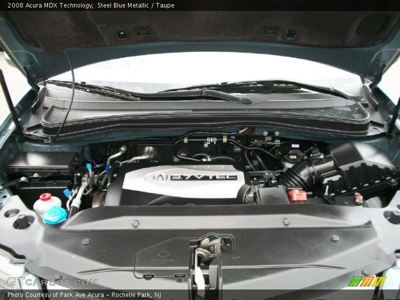 Steel Blue Metallic / Taupe 2008 Acura MDX Technology
