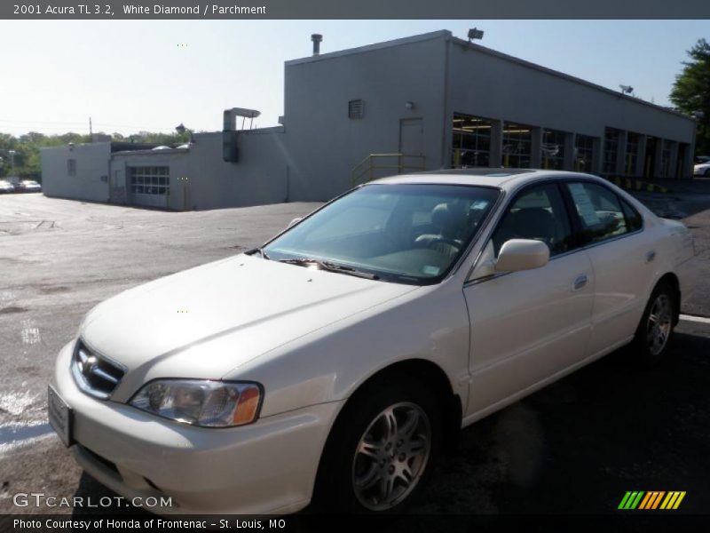 White Diamond / Parchment 2001 Acura TL 3.2