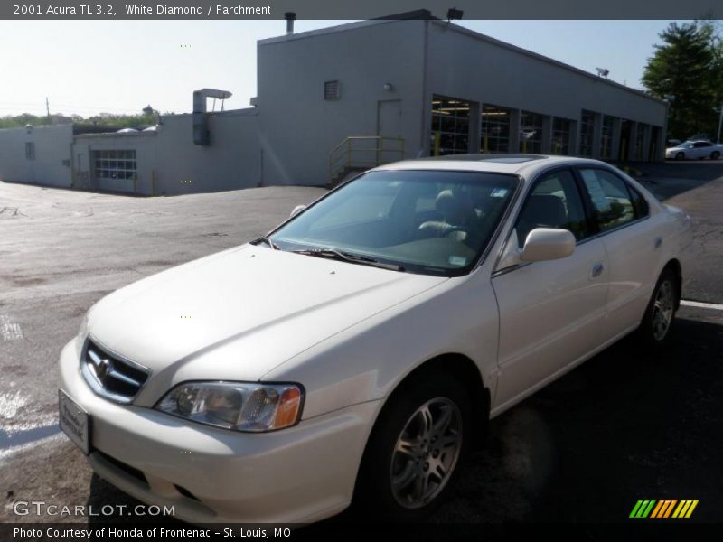 White Diamond / Parchment 2001 Acura TL 3.2