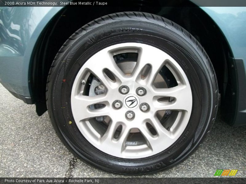 Steel Blue Metallic / Taupe 2008 Acura MDX Technology