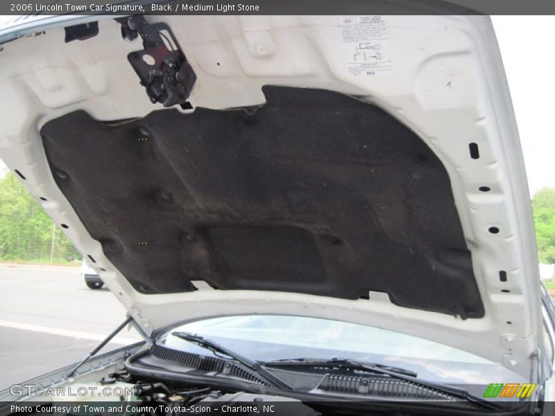 Black / Medium Light Stone 2006 Lincoln Town Car Signature
