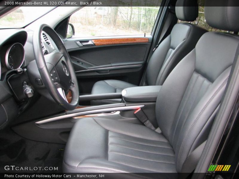  2008 ML 320 CDI 4Matic Black Interior