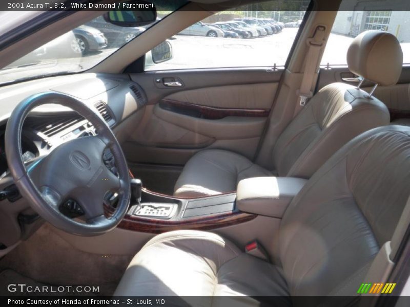 White Diamond / Parchment 2001 Acura TL 3.2