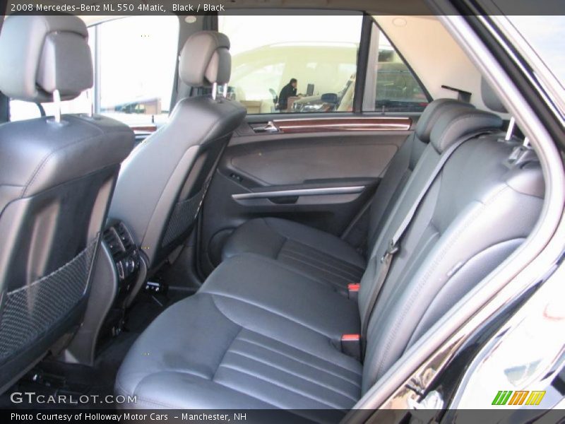  2008 ML 550 4Matic Black Interior