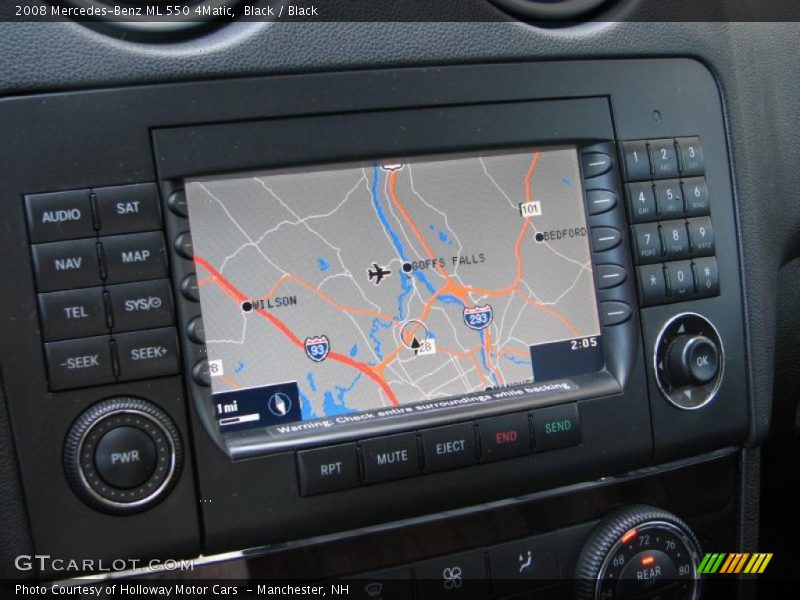 Navigation of 2008 ML 550 4Matic