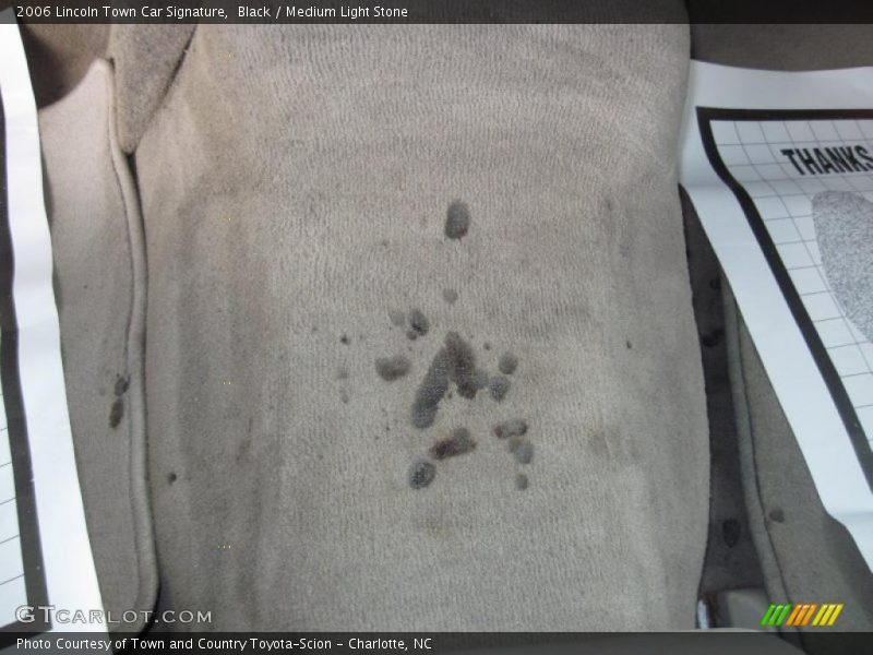 Black / Medium Light Stone 2006 Lincoln Town Car Signature