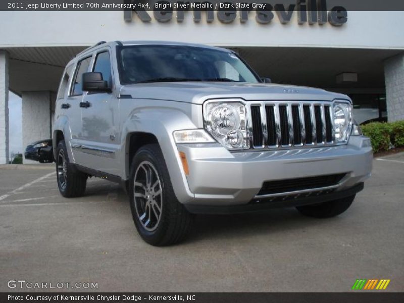 Bright Silver Metallic / Dark Slate Gray 2011 Jeep Liberty Limited 70th Anniversary 4x4